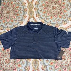 NWT Adidas Golf Stripe Polo
